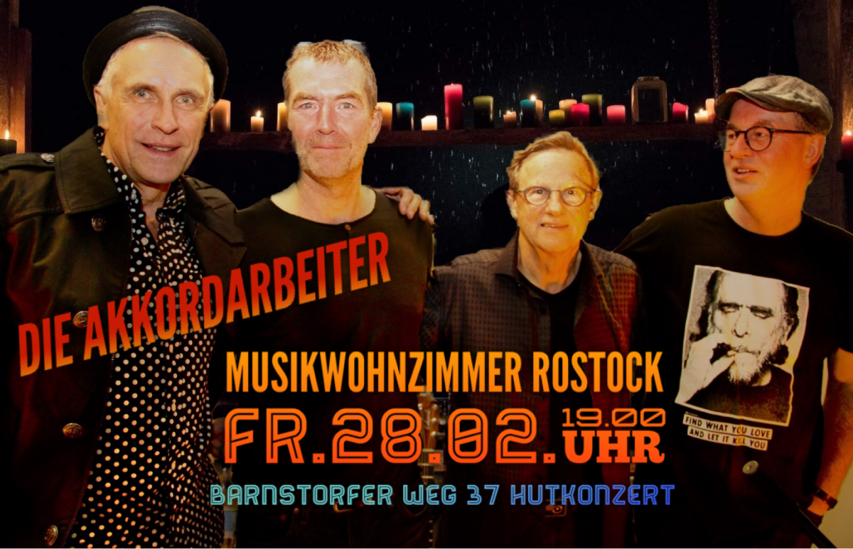 Plakat Musikwohnzimmer 2020